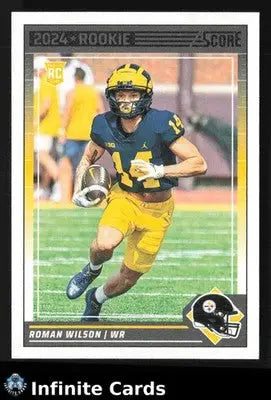 2024 Panini Score ROMAN WILSON #360 Pittsburgh Steelers RC - Football Card Single