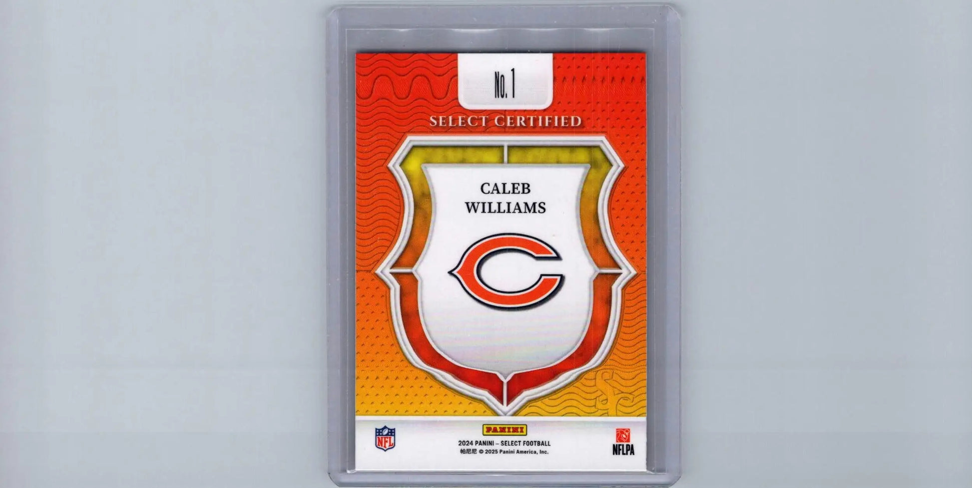 2024 Panini Select #1 Caleb Williams Select Certified Rookies Prizm - Football Card Single