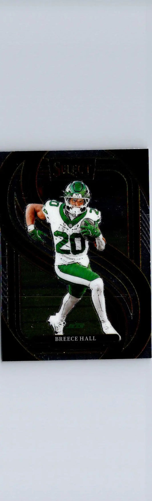 Breece Hall football trading card from 2024 Panini Select series