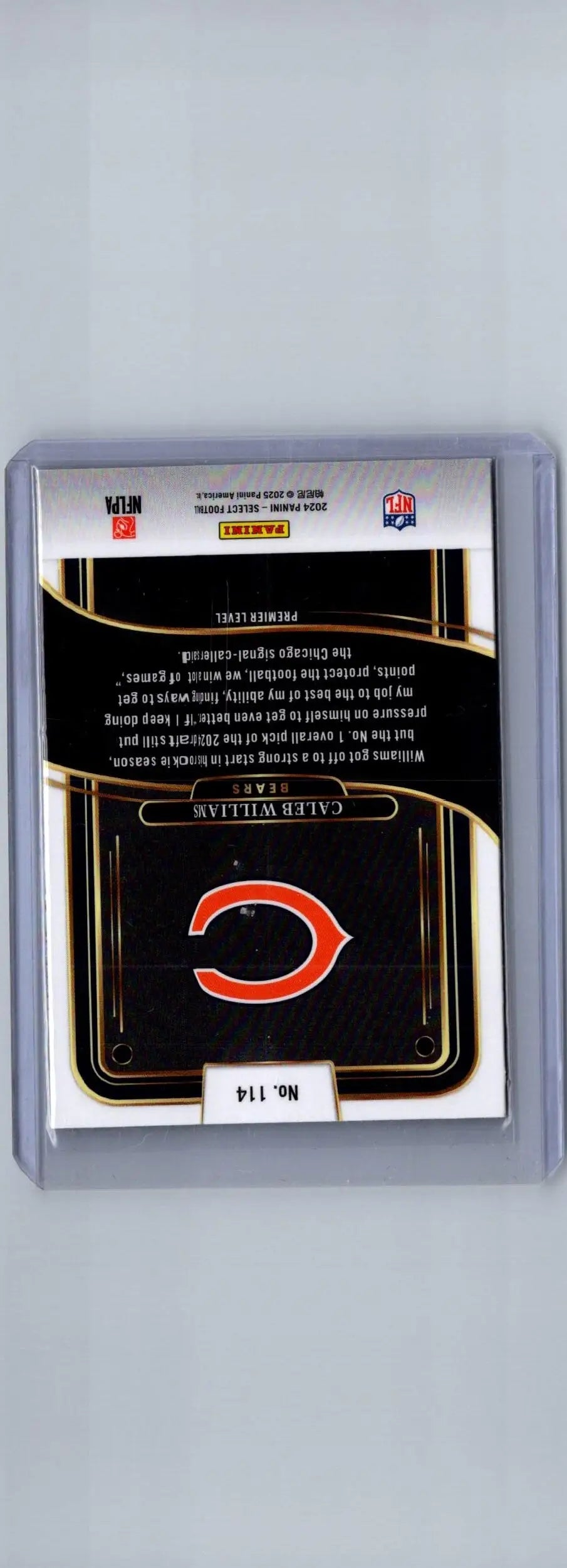 2024 Panini Select #114 Caleb Williams - Football Card Single