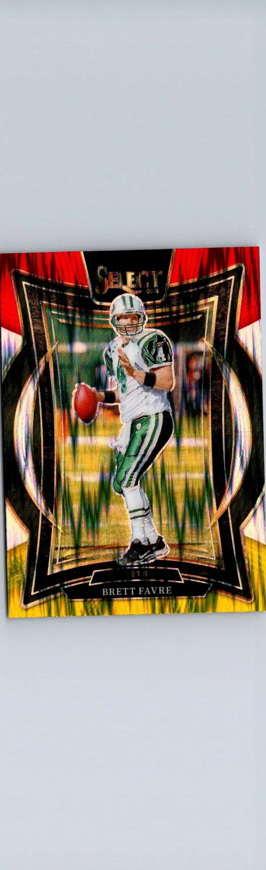 2024 Panini Select #12 Brett Favre Green & Red Prizm Shock - Football Card Single