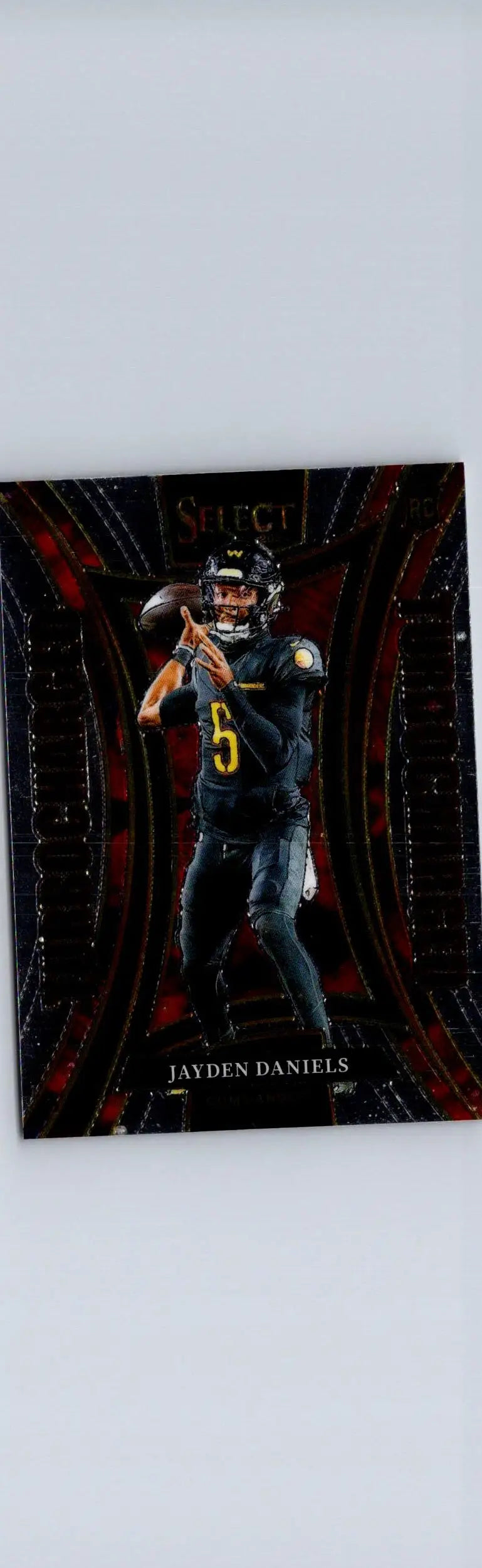 2024 Panini Select #12 Jayden Daniels Turbocharged Prizm - Football Card Single