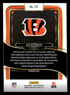 2024 Panini Select #127 Joe Burrow - Football Card Single