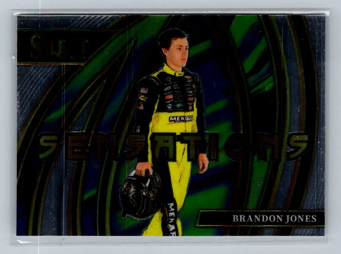 2024 Panini Select #13 Brandon Jones Sensations JR Motorsports - Racing Card Single
