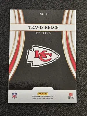 2024 Panini Select #13 Travis Kelce Turbocharged Prizm - Football Card Single