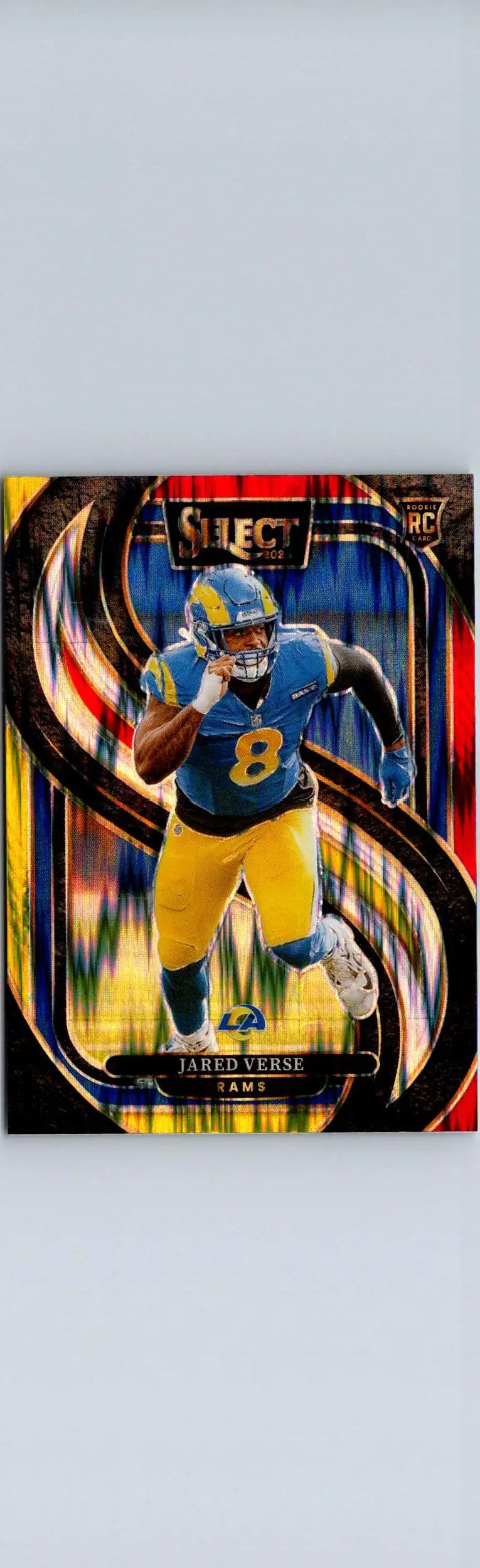 2024 Panini Select #132 Jared Verse Red & Yellow Prizm Shock - Football Card Single