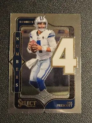 2024 Panini Select #14 Dak Prescott Select Numbers - Football Card Single