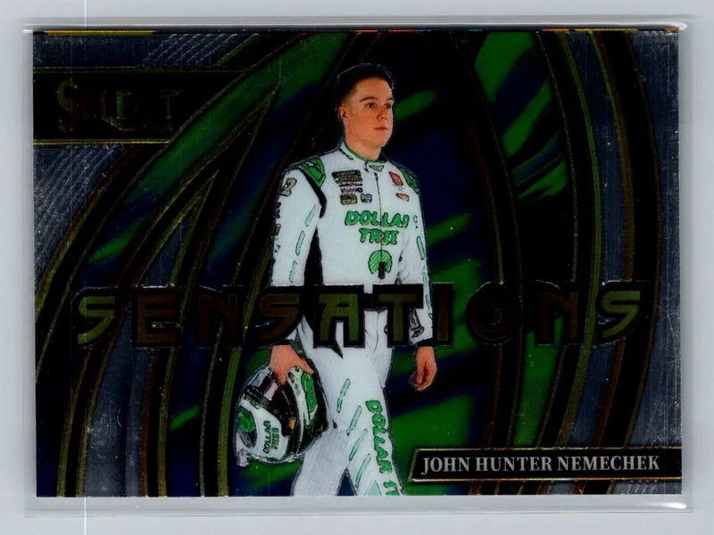 2024 Panini Select #15 John Hunter Nemechek Sensations Legacy Motor Club - Racing Card Single