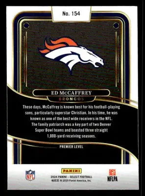 2024 Panini Select #154 Ed McCaffrey - Football Card Single