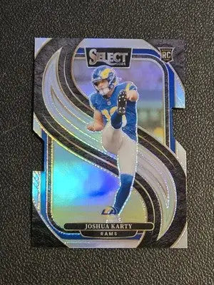 2024 Panini Select #164 Joshua Karty Silver Prizm Die Cut - Football Card Single