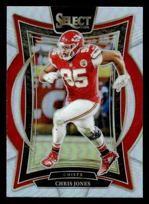 2024 Panini Select #19 Chris Jones Silver Prizm - Football Card Single