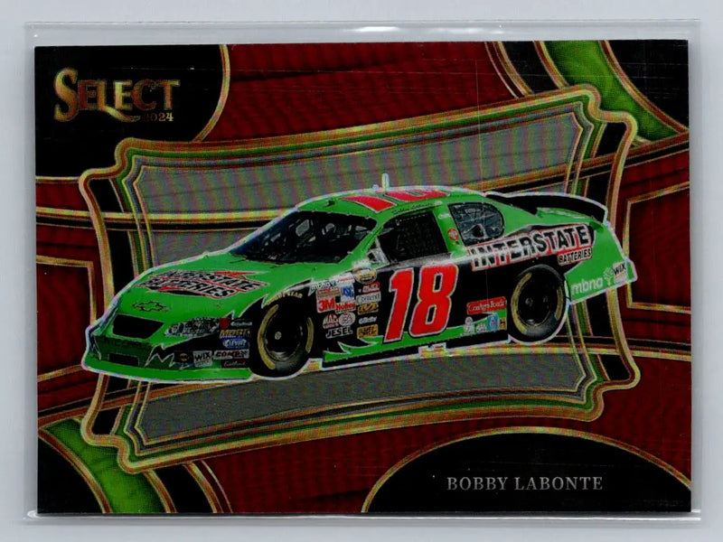 2024 Panini Select #197 Bobby Labonte Maroon Prizms #/125 Joe Gibbs Racing - Racing Card Single