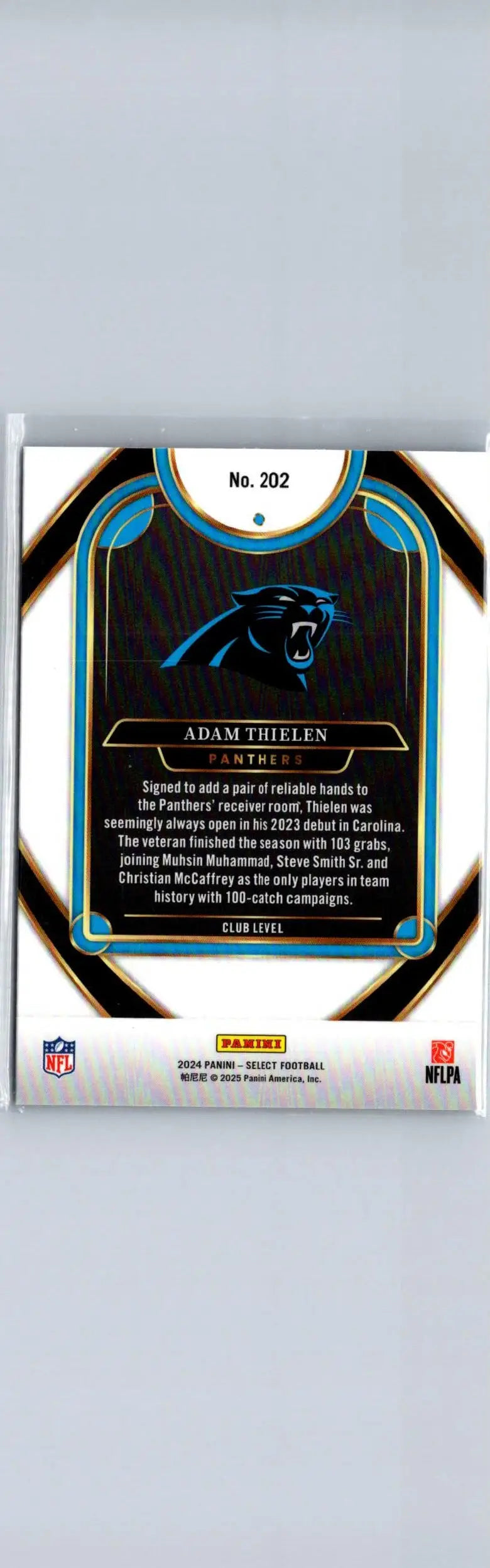 2024 Panini Select #202 Adam Thielen - Football Card Single