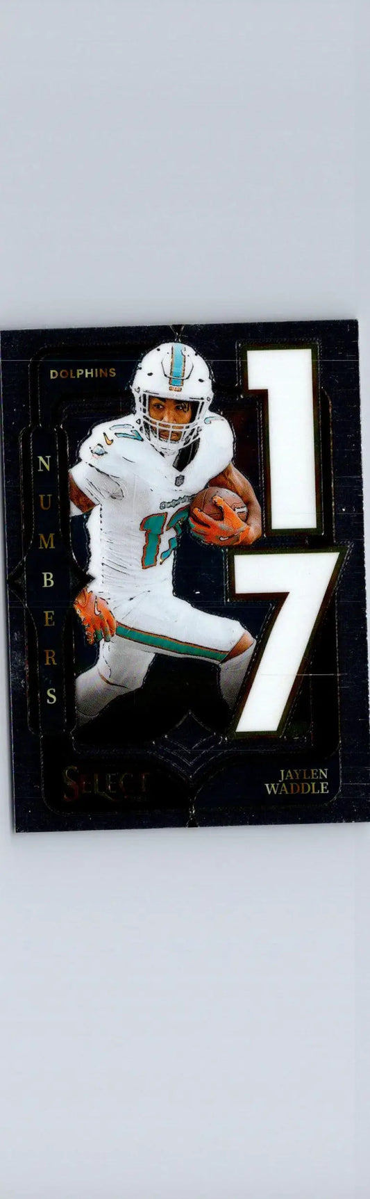 2024 Panini Select #21 Jaylen Waddle Select Numbers - Football Card Single