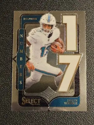 2024 Panini Select #21 Jaylen Waddle Select Numbers - Football Card Single