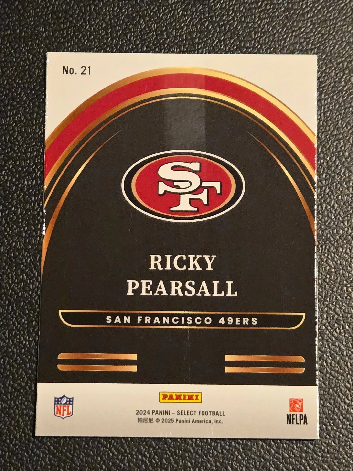 2024 Panini Select #21 Ricky Pearsall Select Future - Football Card Single