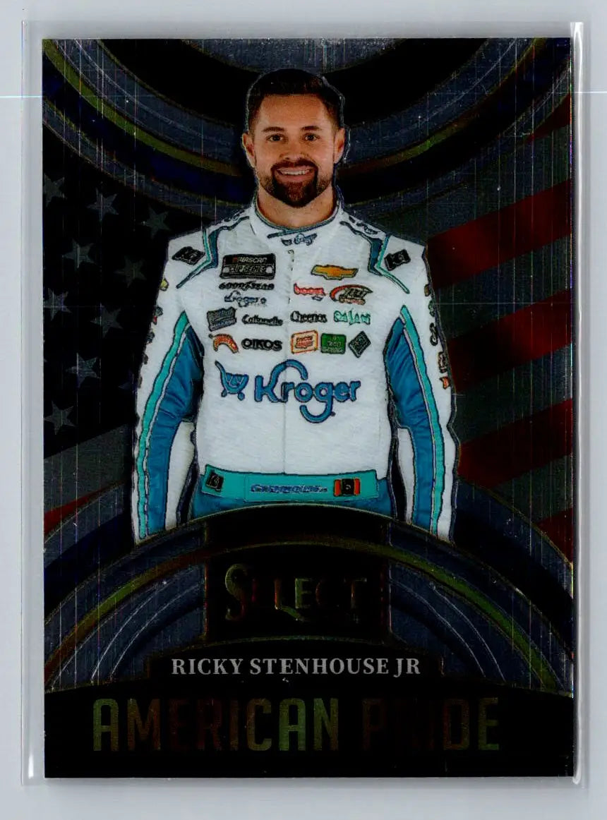 2024 Panini Select #24 Ricky Stenhouse Jr American Pride JTG Daugherty Racing - Racing Card Single