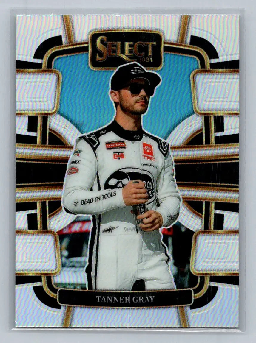 2024 Panini Select #24 Tanner Gray Silver Prizms Tricon Garage - Racing Card Single