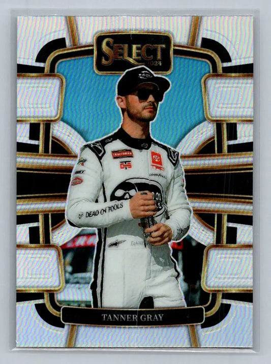 2024 Panini Select #24 Tanner Gray Silver Prizms Tricon Garage - Racing Card Single