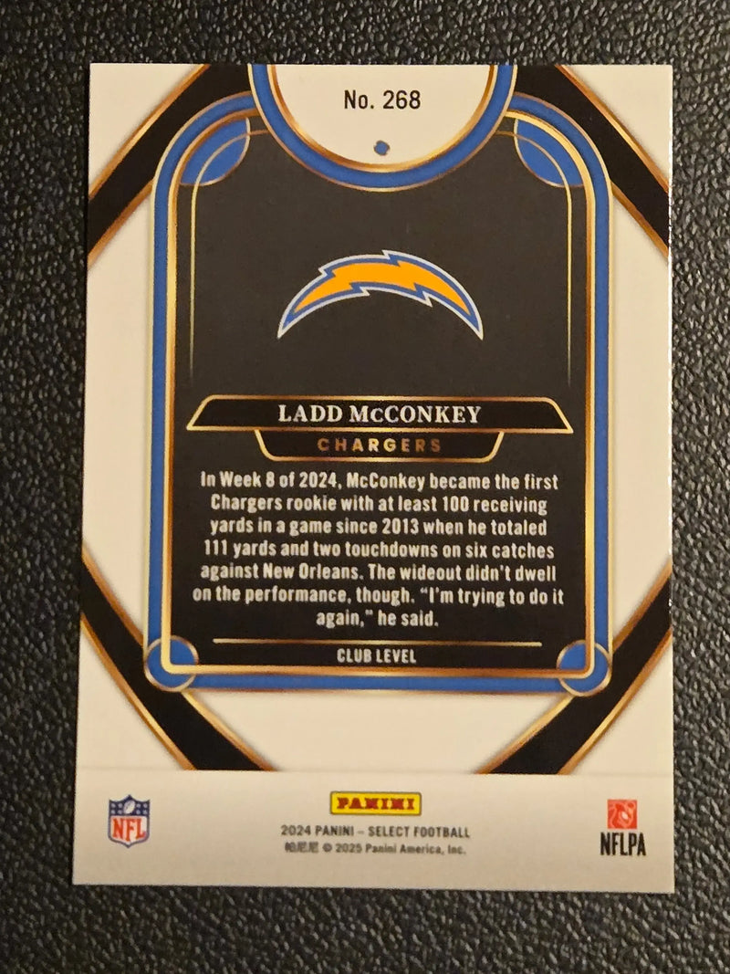 2024 Panini Select #268 Ladd McConkey - Football Card Single