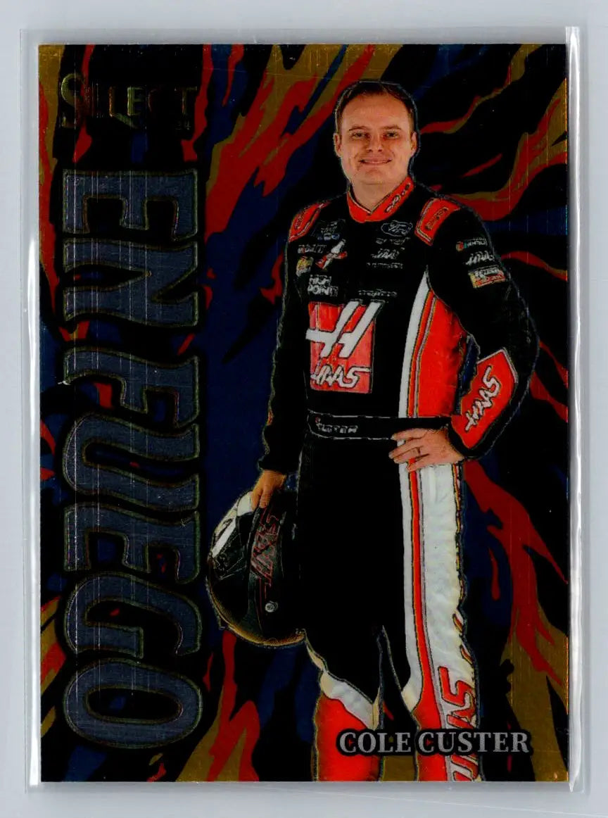 2024 Panini Select #30 Cole Custer En Fuego Stewart-Haas Racing - Racing Card Single