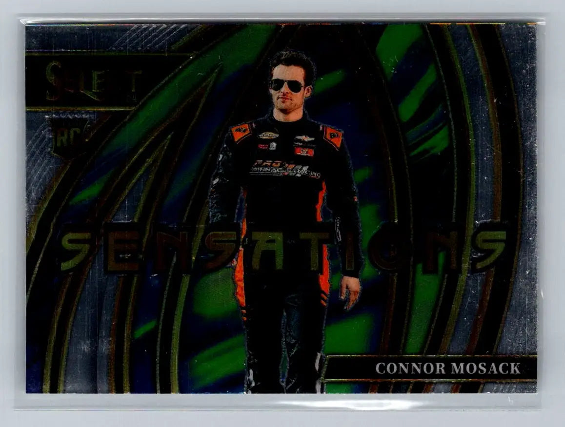 2024 Panini Select #30 Connor Mosack Sensations Pinnacle Racing Group - Racing Card Single