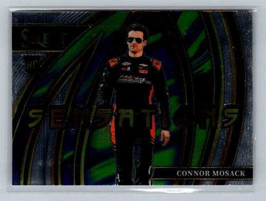 2024 Panini Select #30 Connor Mosack Sensations Pinnacle Racing Group - Racing Card Single