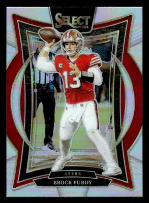 2024 Panini Select #37 Brock Purdy Silver Prizm - Football Card Single