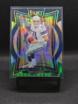 2024 Panini Select #53 Drew Bledsoe Green & Black Prizm Shock - Football Card Single