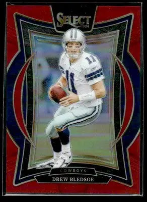 2024 Panini Select #53 Drew Bledsoe Red Prizm #/99 - Football Card Single