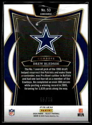 2024 Panini Select #53 Drew Bledsoe Red Prizm #/99 - Football Card Single