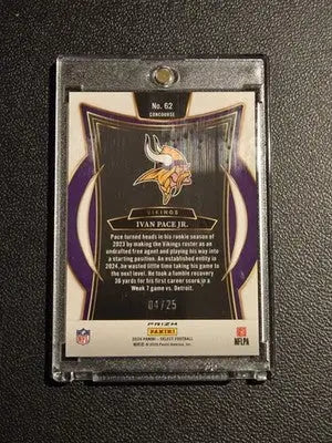 2024 Panini Select #62 Ivan Pace Jr. Tie-Dye Prizm #/25 - Football Card Single