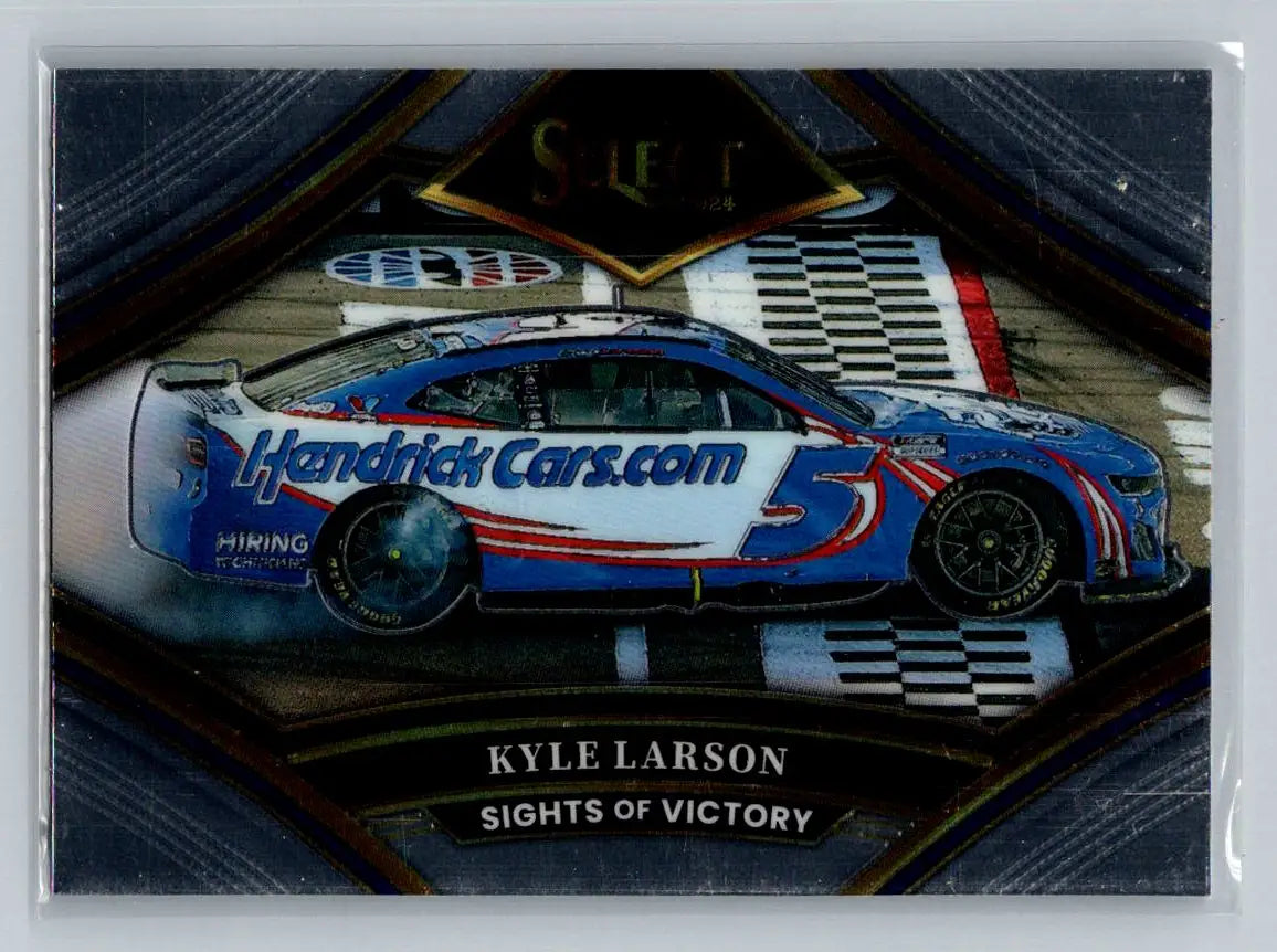 2024 Panini Select #7 Kyle Larson Sights Of Victory Hendrick Motorsports - Racing Card Single