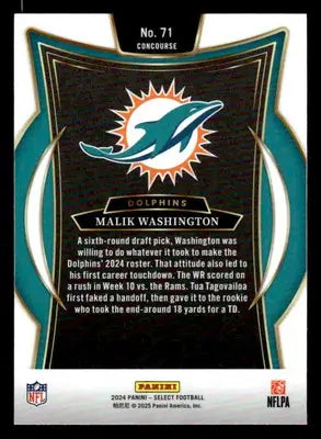 2024 Panini Select #71 Malik Washington - Football Card Single