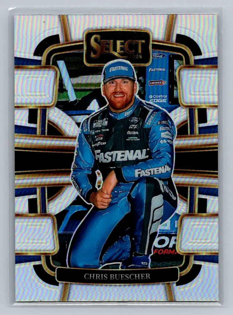 2024 Panini Select #72 Chris Buescher Silver Prizms RFK Racing - Racing Card Single