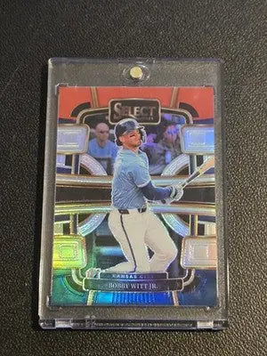 2024 Panini Select #84 Bobby Witt Jr. Red and Blue Prizms - Baseball Card Single