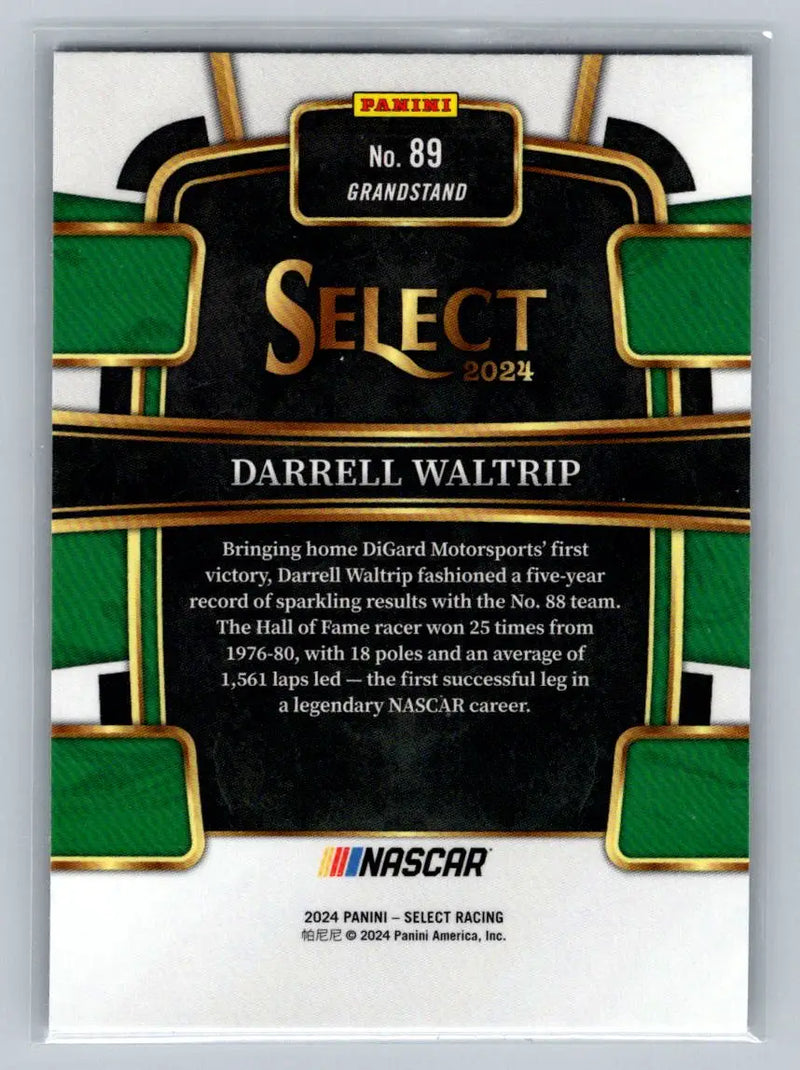 2024 Panini Select #89 Darrell Waltrip DiGard Motorsports - Racing Card Single