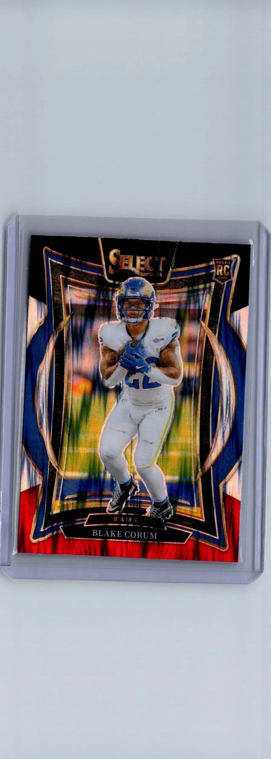 2024 Panini Select #9 Blake Corum Black & Red Prizm Shock - Football Card Single
