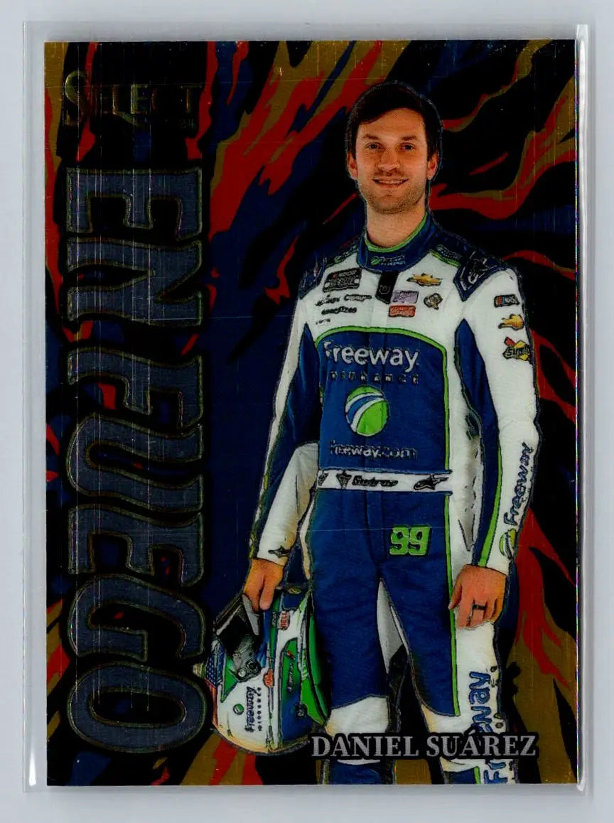 2024 Panini Select #9 Daniel Suarez En Fuego Trackhouse Racing - Racing Card Single