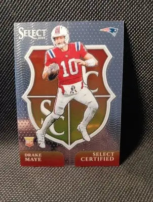 2024 Panini Select - Select Certified Rookies Drake Maye #3 (RC) Patriots. NRMT+ - Football Card Single
