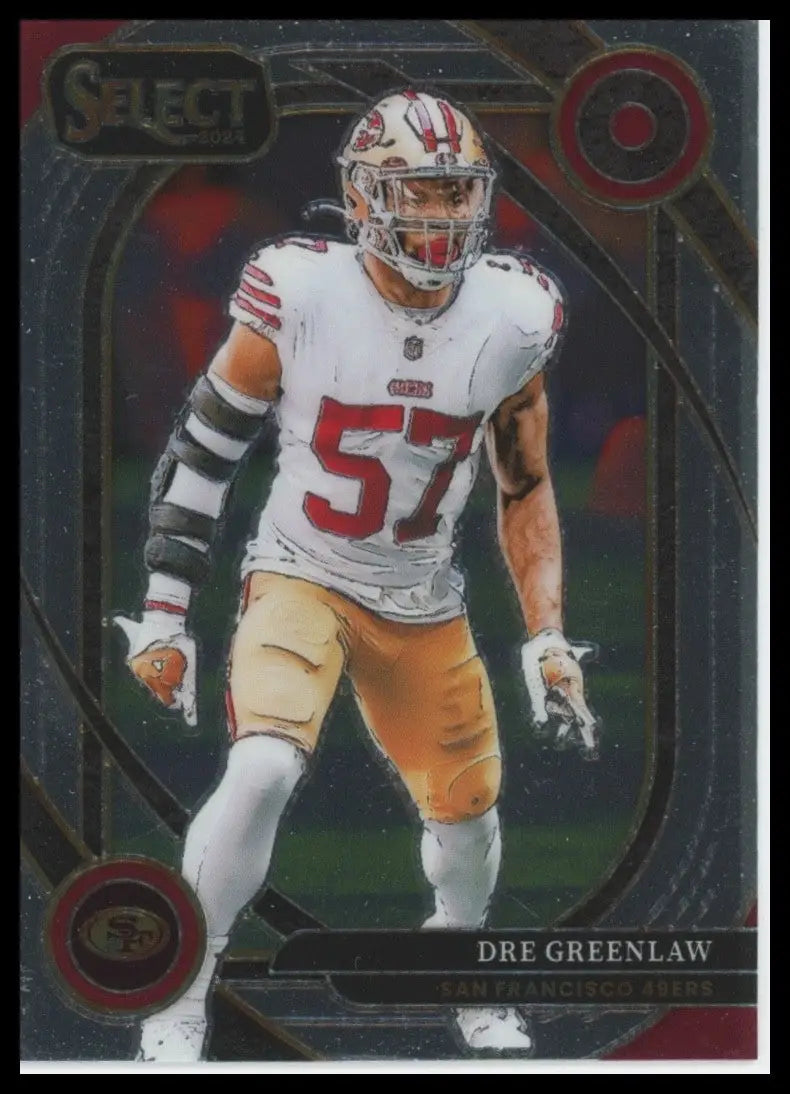 2024 Panini Select - Club Level Dre Greenlaw #252