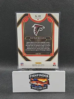 2024 Panini Select - Club Level Ray-Ray McCloud #289 Green & Yellow Shock Prizm - Football Card Single