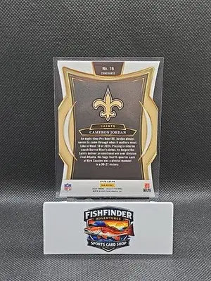 2024 Panini Select - Concourse Cameron Jordan #16 Silver Prizm Die-Cut