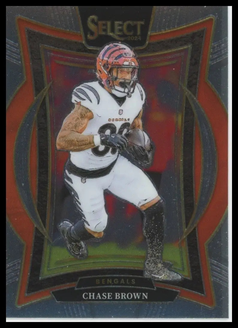 2024 Panini Select - Concourse Chase Brown #18 - Football Card Single