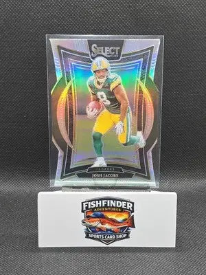 2024 Panini Select - Concourse Josh Jacobs #73 Silver Prizm Die-Cut - Football Card Single