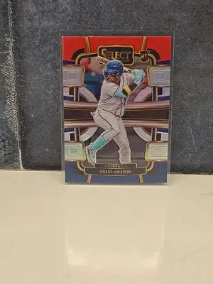2024 Panini Select Concourse Level Red White Blue Prizm Adael Amador #74 - Baseball Card Single