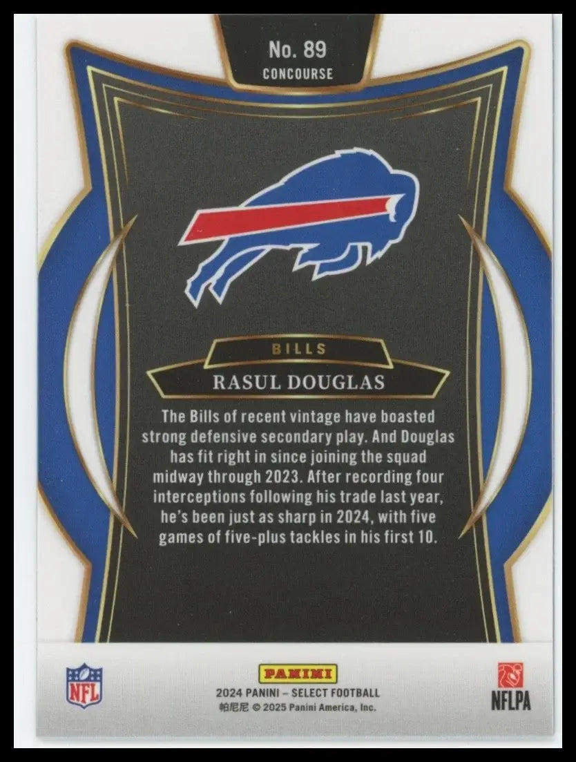 2024 Panini Select - Concourse Rasul Douglas #89 - Football Card Single