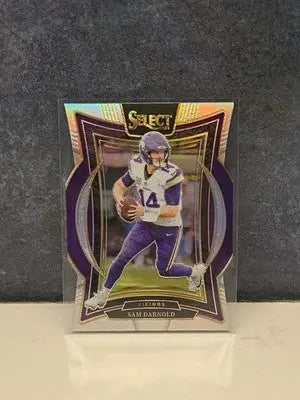 2024 Panini Select Concourse Silver Prizm Die-Cut Sam Darnold #92 - Football Card Single