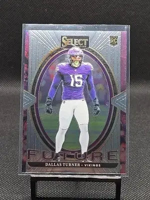 2024 Panini Select - Dallas Turner Select Future #25 (RC) Minnesota Vikings - Football Card Single