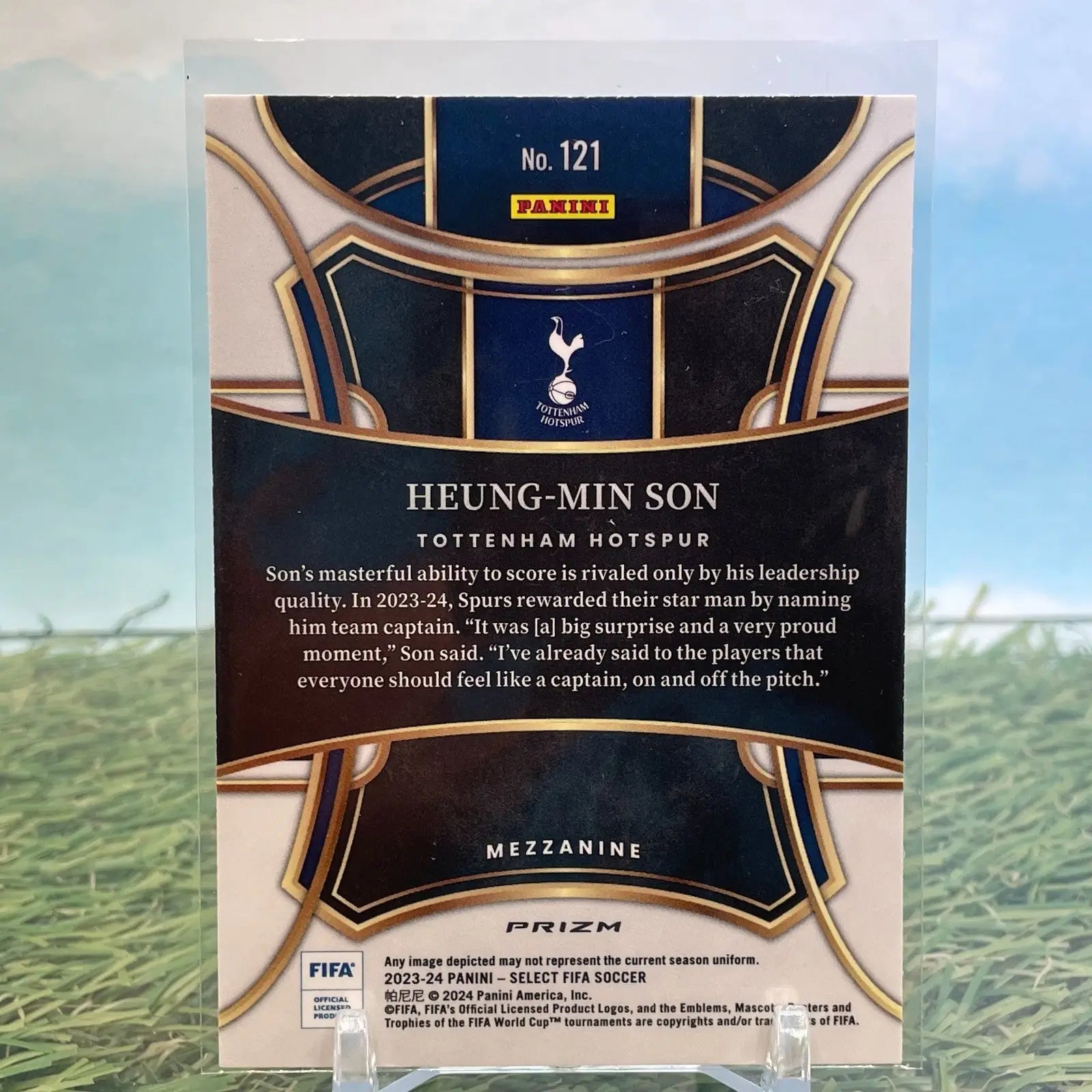 2024 Panini Select FIFA Purple Mojo Hueng-Min Son Tottenham Hotspur #121 - Soccer Card Single